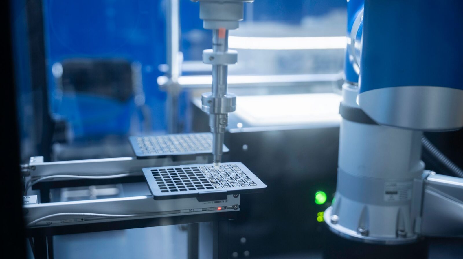 Robotic laboratory equipment used in advanced materials research