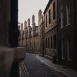 Historic Cambridge street and buildings in the city centre